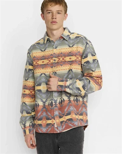 Revolution - Casual Skjorte - Orange